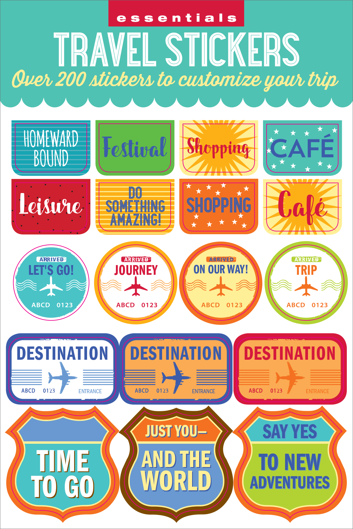 Peter Pauper Planner Stickers TRAVEL Essentials