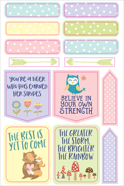 Peter Pauper Planner Stickers PREGNANCY BABY Essentials