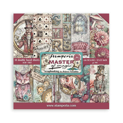 Stamperia MASTER OF MAGIC 12&quot;X12&quot; Scrapbook Paper Pack