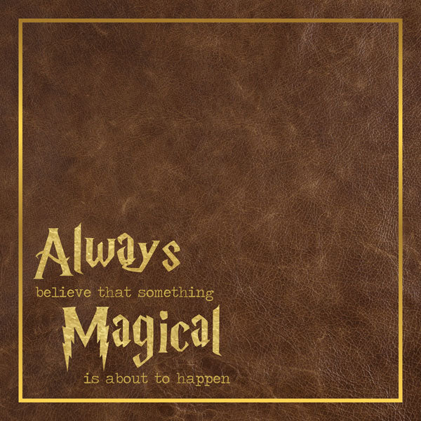 Scrapbook Customs WIZARDING WORLD BOOKS DS 12X12 Scrapbook Sheet