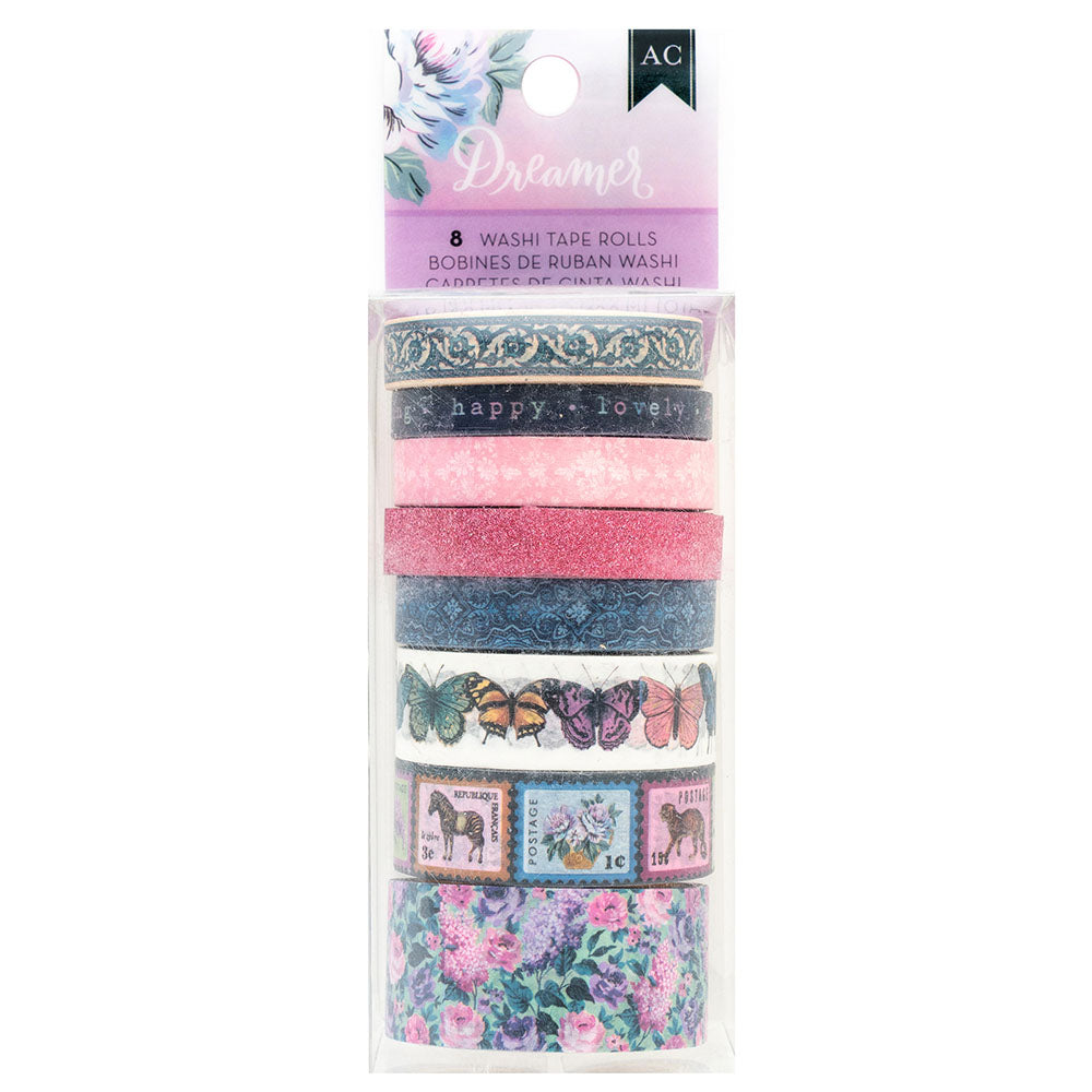 American Crafts DREAMER Washi Tape 8 Rolls