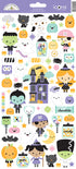 Doodlebug SWEET & SPOOKY ICONS Scrapbook Sticker Sheet