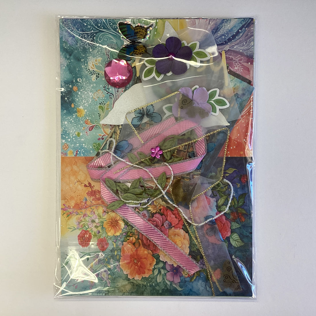RAINBOW FANTASY Fairytale Junk Journal Ephemera Grab Bag 110pc