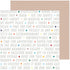 Pinkfresh Studio Tourist Mode TRAVELOGUE 12x12 Scrapbook Paper