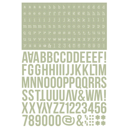 Simple Stories ColorVibe BOHO Alpha Sticker Book