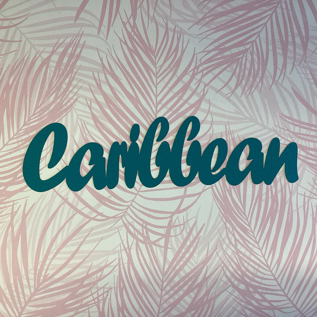 CARIBBEAN Title Laser Die Cut