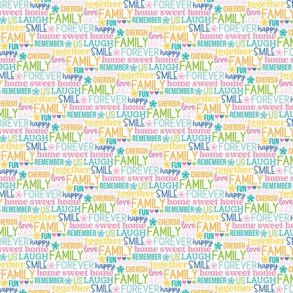 Bella Blvd LOVE GROWS HERE 12&quot;X12&quot; Scrapbook Paper