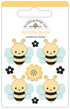 Doodlebug Doodle-Pops Bee Happy BUSY BEES 3D Stickers