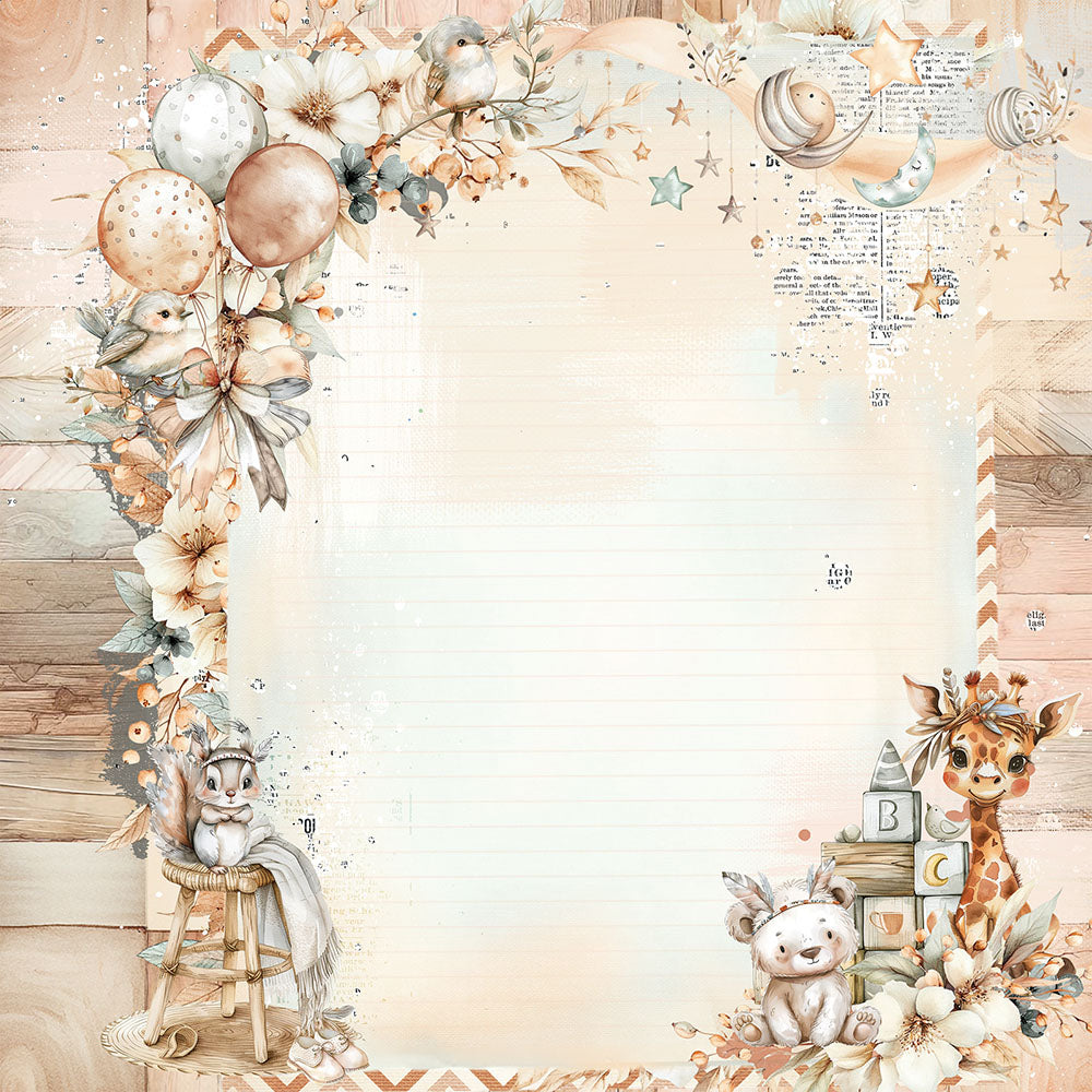 49 and Market LITTLE DREAMERS 12"X12" Scrapbook Paper