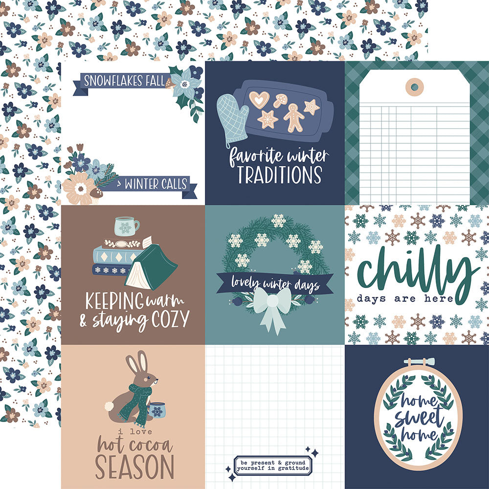 Echo Park SNOW DAY 12&quot;X12&quot; Scrapbook Paper