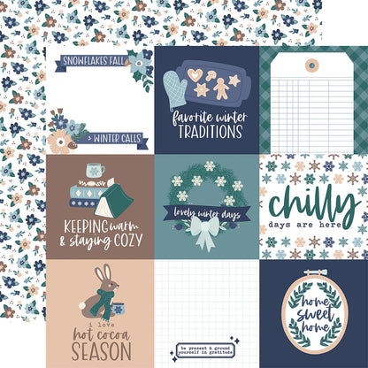 Echo Park SNOW DAY 12&quot;X12&quot; Scrapbook Paper