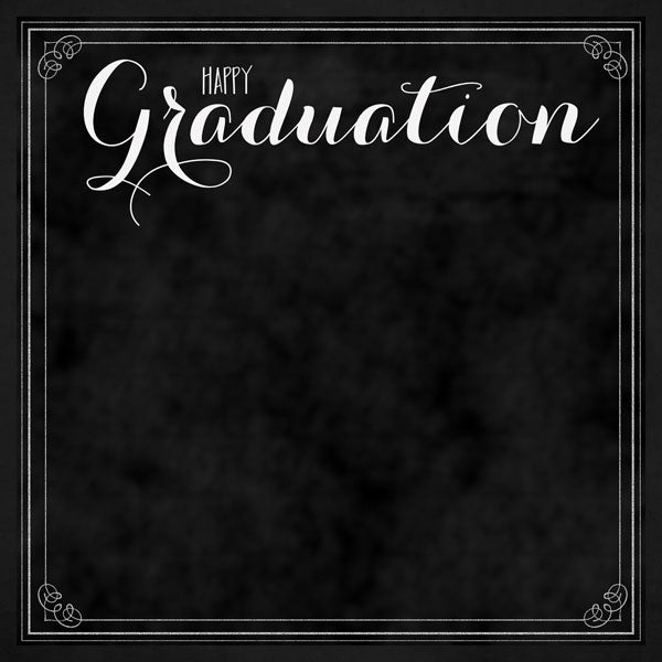 Scrapbook Customs CONGRATULATIONS GRADUATE 12”X12” Paper Pack 12pc
