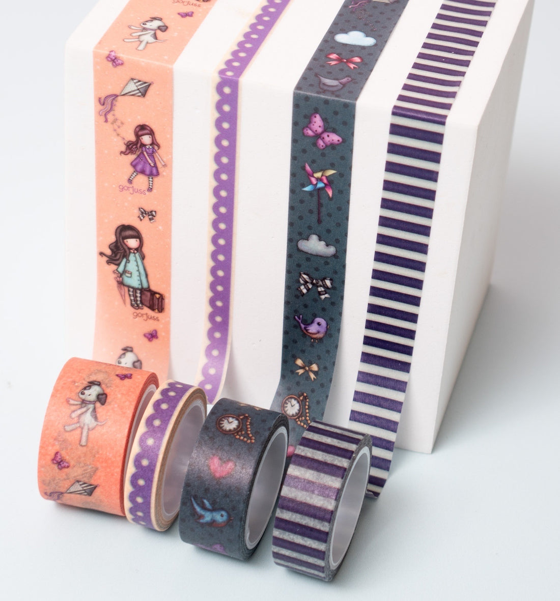 Santoro Gorjuss Washi Tape SCHOOL GIRL THOUSAND STORIES NR.11 4rolls