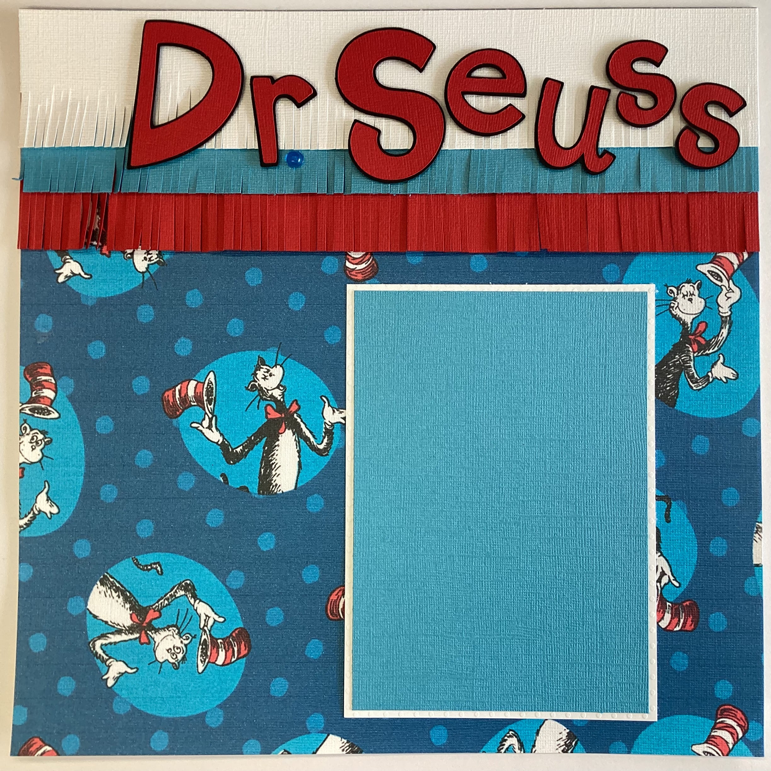 Scrapbooksrus DR. SEUSS (1) Premade Pages 12”X12”