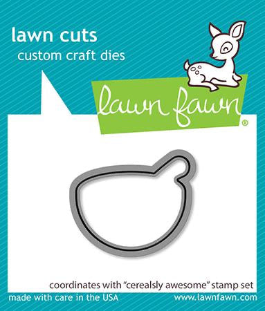 Lawn Fawn CEREALSLY AWESOME Stamp &amp; Die Set