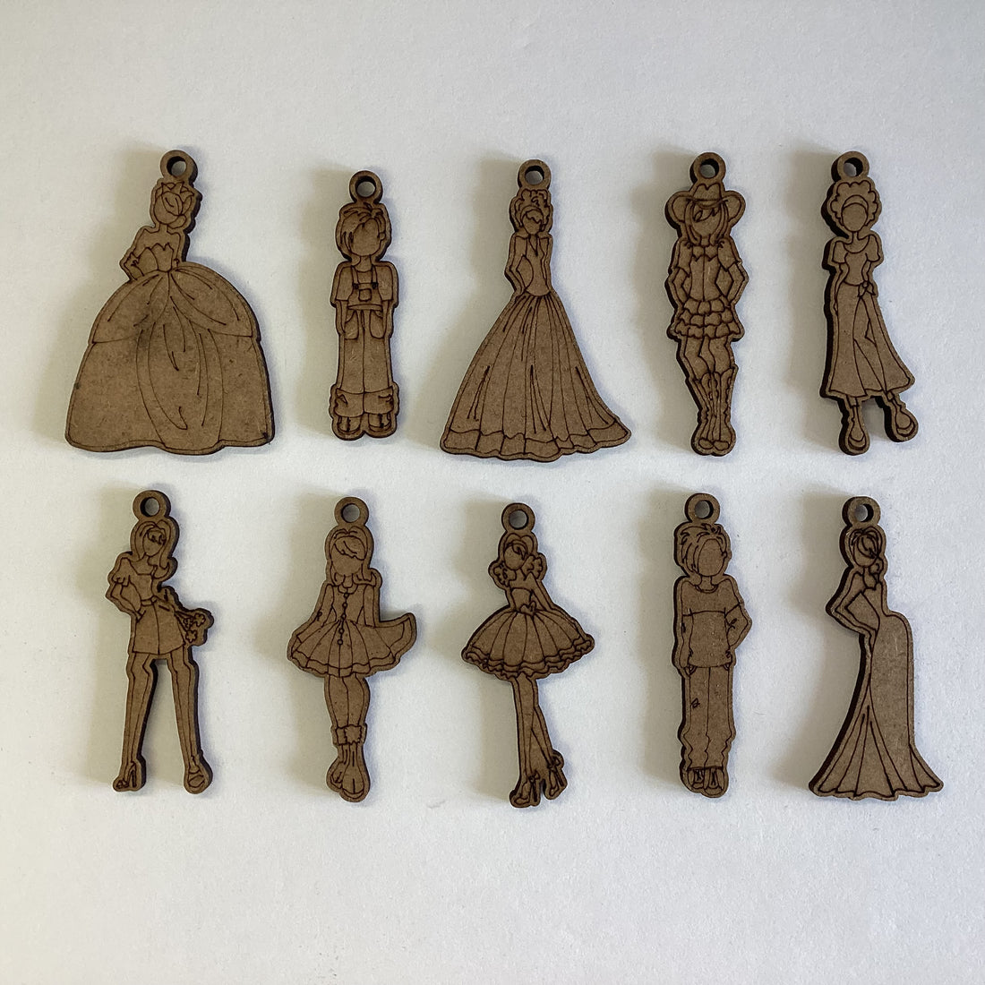 Prima Julie Nutting Laser Cut MINI DOLLS Wood Shapes 1pc