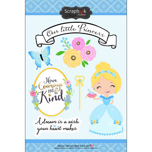 BLUE PRINCESS KIT Like Disney Cinderella 2pc