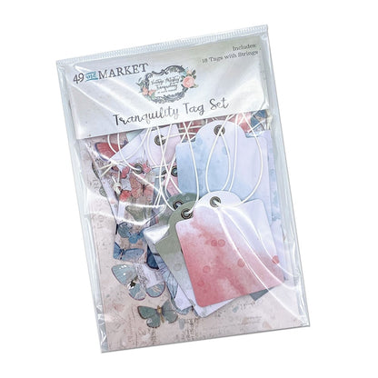 49 and Market Vintage Artistry TRANQUILITY TAG SET