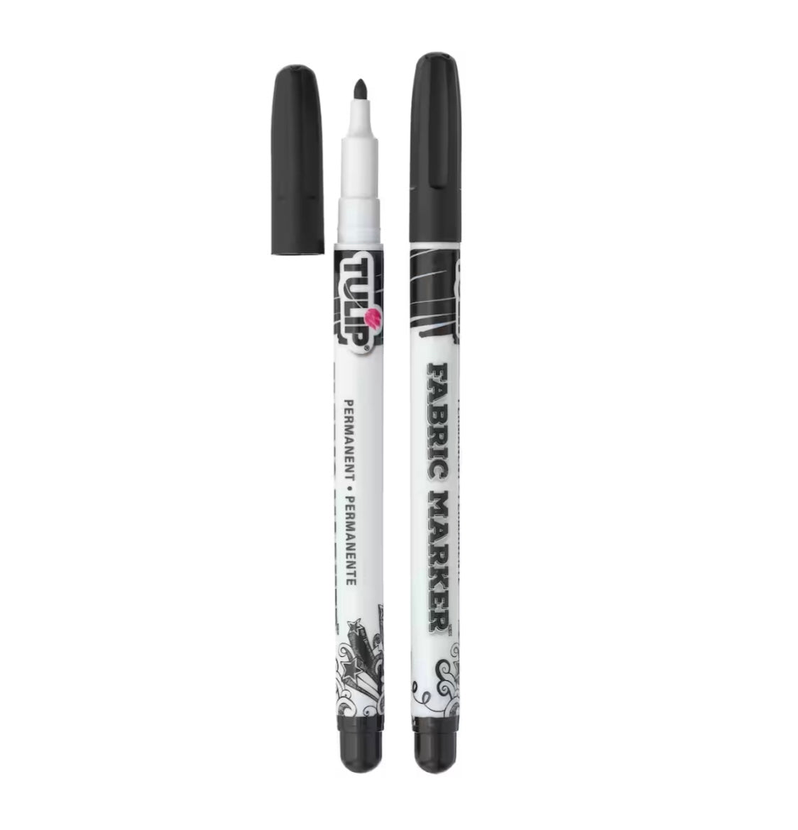 Tulip Fabric Markers BLACK Permanent