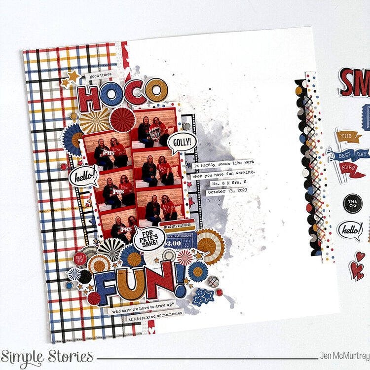Simple Stories SAY CHEESE CLASSIC MOUSE Washi Tape 5Rolls