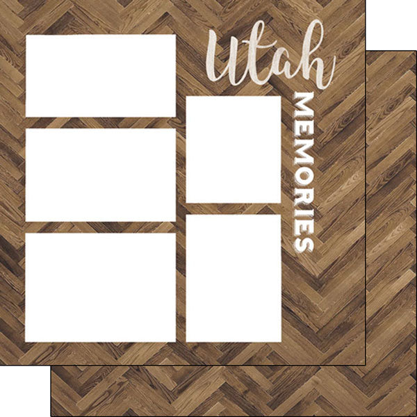 UTAH MEMORIES 12"x12" Photo Overlay