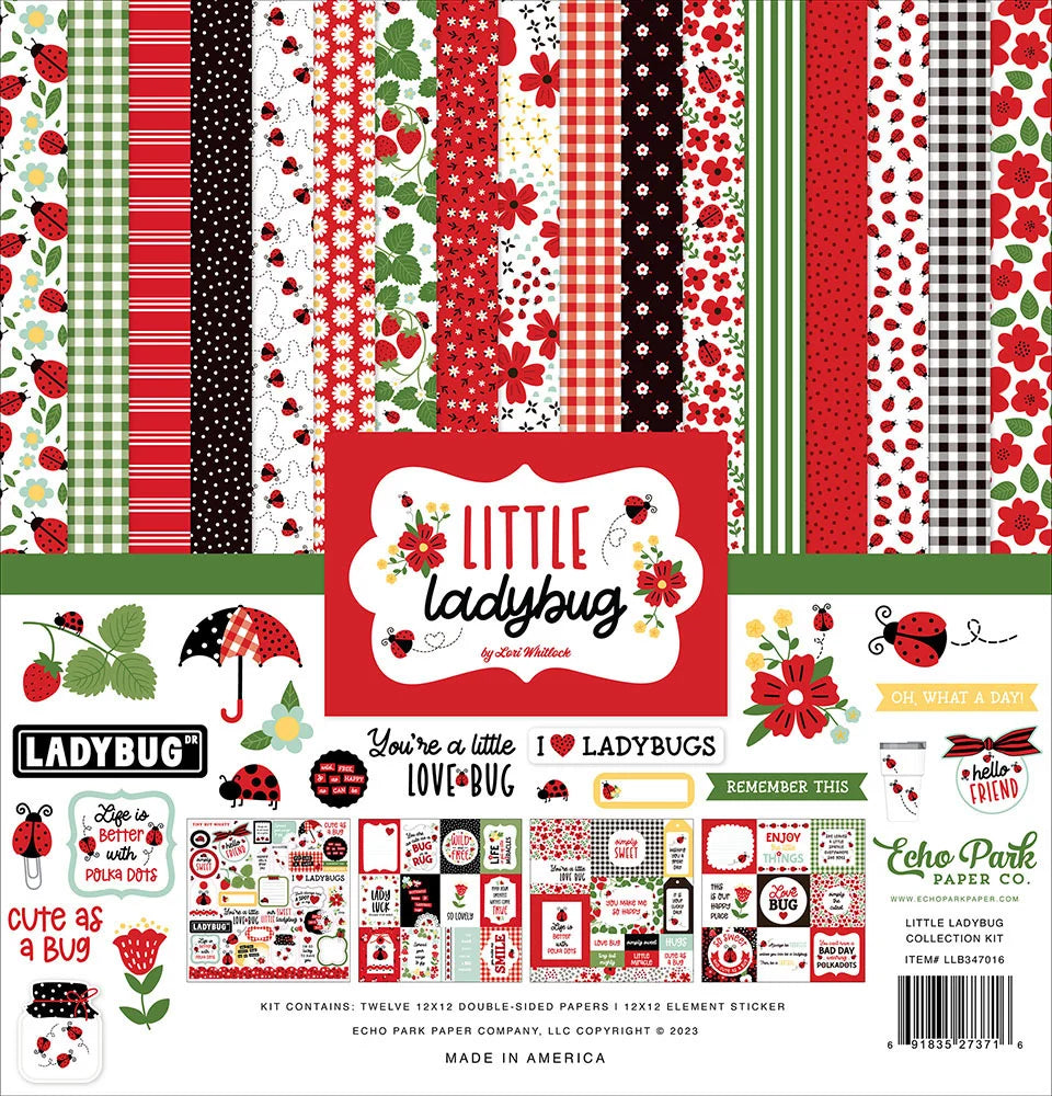 Echo Park LITTLE LADYBUG 12"X12" Scrapbook Collection Kit