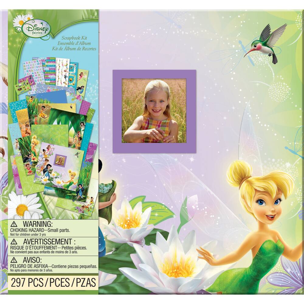 Ek Success Disney Fairies TINKERBELL 12”X12” Scrapbook Kit