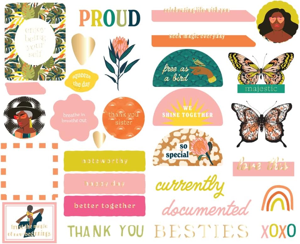Prima MAJESTIC Stickers 2 Sheets