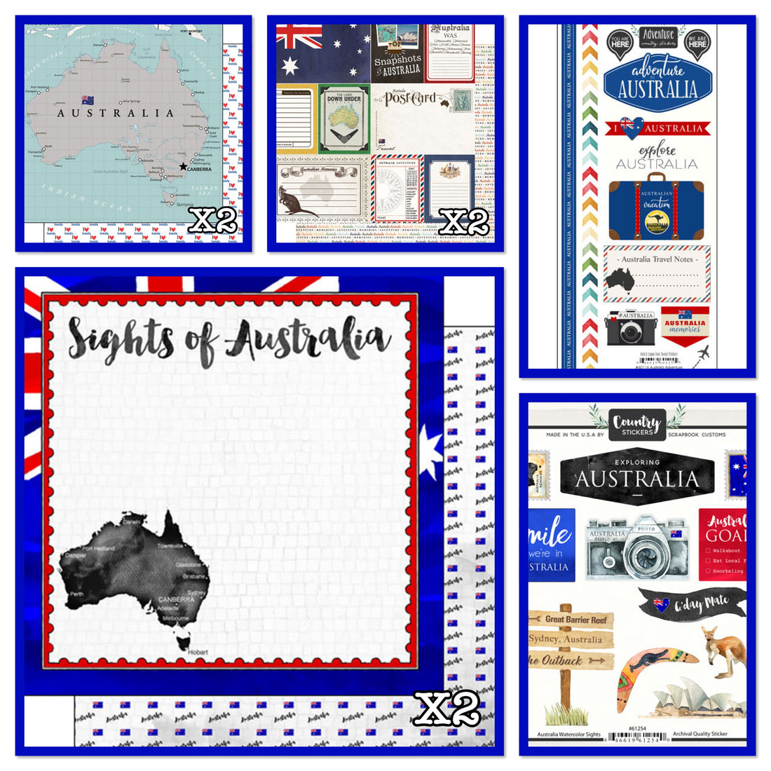 Scrapbooksrus AUSTRALIA 12”X12” Scrapbook Kit