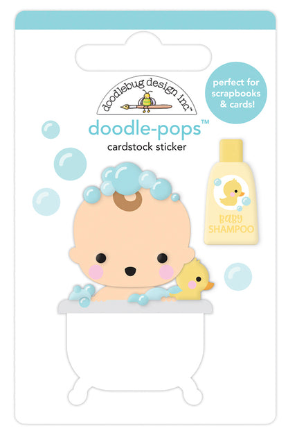 Doodlebug Doodle-Pops Bundle of Joy BATHTIME 3D Stickers
