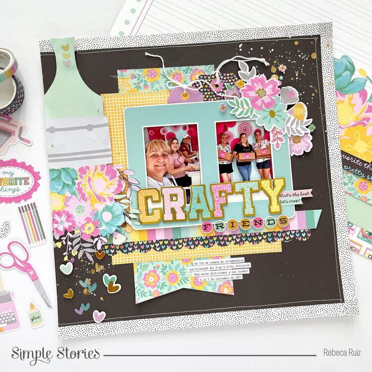 Simple Stories CRAFT THINGS Chipboard Stickers 32pc