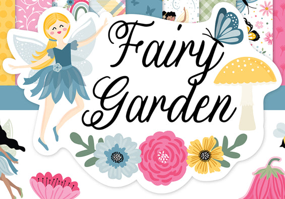 Echo Park FAIRY GARDEN 12&quot;X12&quot; Cardstock Paper