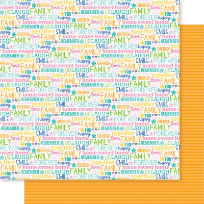 Bella Blvd LOVE GROWS HERE 12&quot;X12&quot; Scrapbook Paper