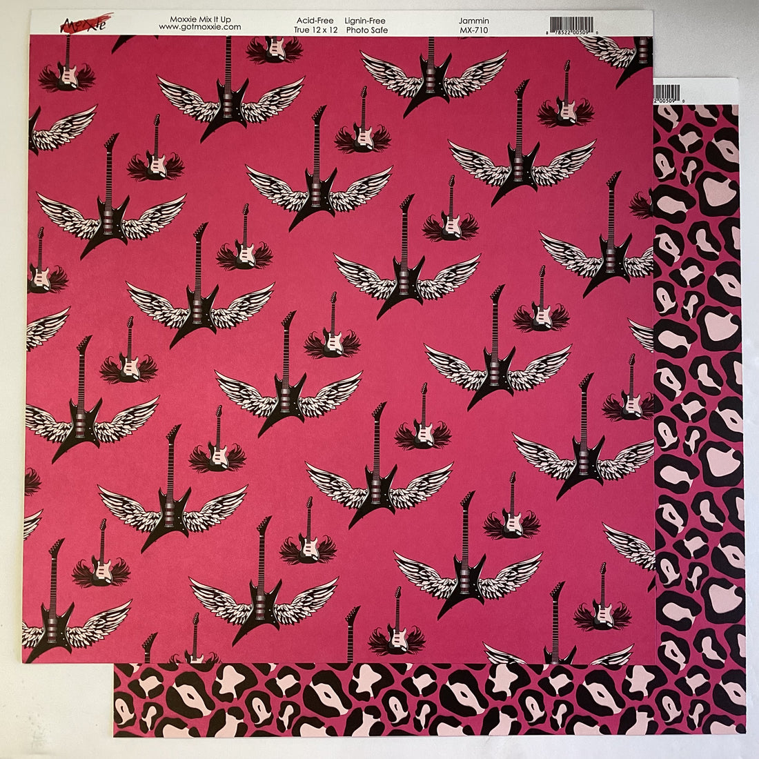 Moxxie Mix It Up JAMMIN 12"X12" Scrapbook Paper