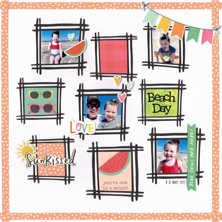 Doodlebug MY TYPE BEETLE BLACK Alphabet Stickers