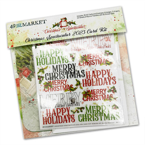 49 and Market CHRISTMAS SPECTACULAR 2023 Card Kit 18pc