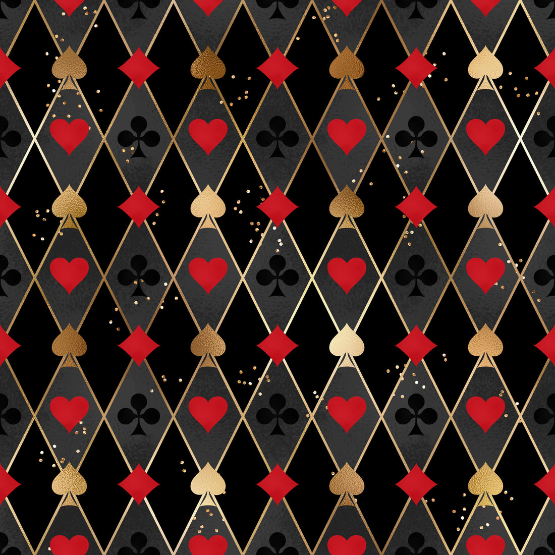 Scrapbooksrus ACE OF HEARTS PACK 12pc 12&quot;X12&quot; Scrapbook Paper