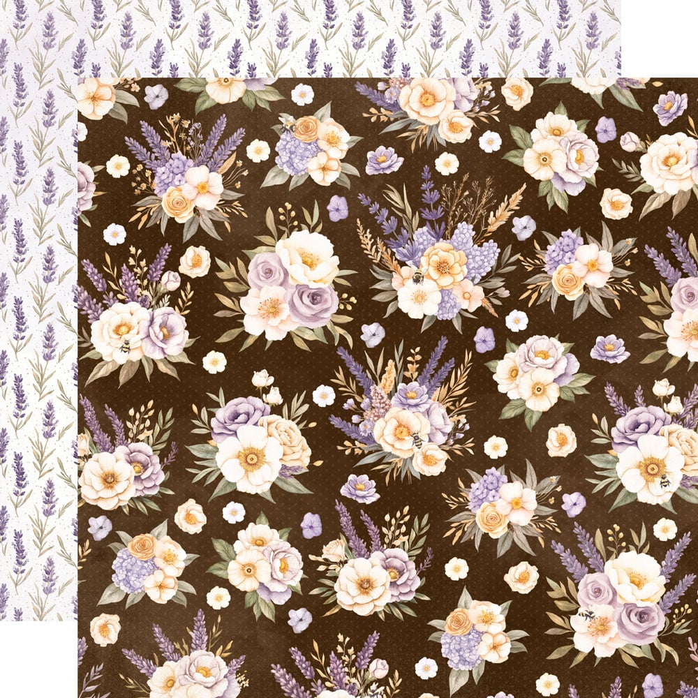 Simple Stories SIMPLE VINTAGE LAVENDER FIELDS 12"X12" Collection Kit
