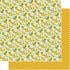 Patterned paper with pineapple design on a white background