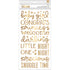 Thickers Pebbles Night Night GOLDIE Puffy Phrase Stickers 151pc