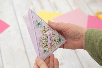 Crafters Companion FANCY FLORALS 9”X12” Die-Cut 3D Topper Pad