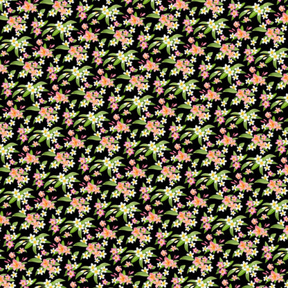 Scrapbook Customs DARK TROPICAL FLORAL 6”X6” Paper Pack