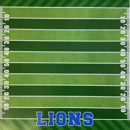 Scrapbooksrus LIONS FOOTBALL 12&quot;X12&quot; Scrapbook Paper Kit 12 Sheets