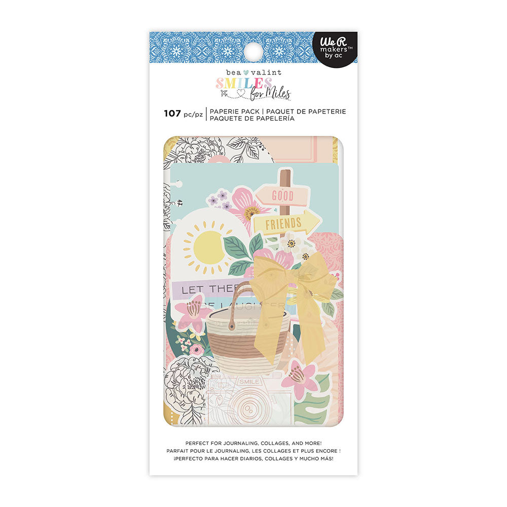 Bea Valint SMILES FOR MILES Paperie Pack 107pc