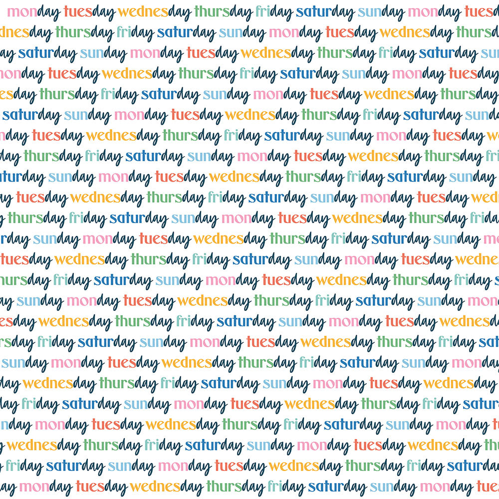 Echo Park Plan On It 4X4 JOURNALING CARDS 12&quot;X12&quot; Scrapbook Paper