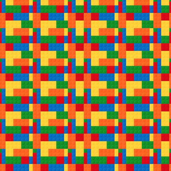 BUILDING BLOCKS X2 Lego 12”X12” Scrapbook Paper Pack