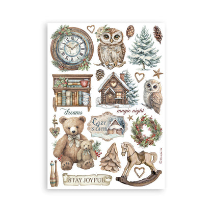 Stamperia THE OWL’S HOUSE WASHI PAD 8 Sheets