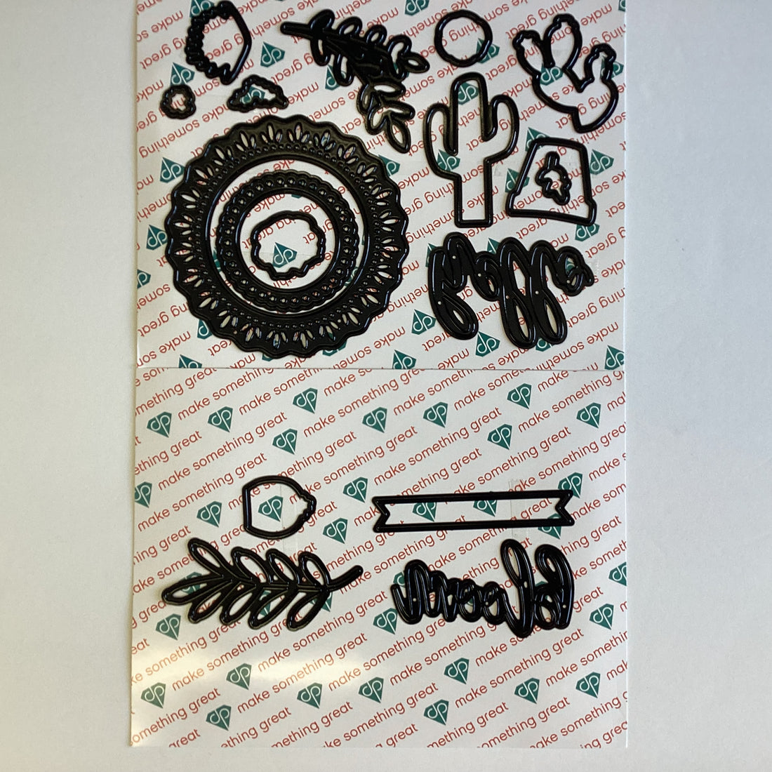 Diamond Press GREENERY Stamp &amp; Die Set