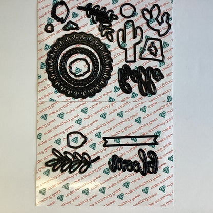 Diamond Press GREENERY Stamp &amp; Die Set
