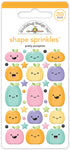 Doodlebug Sweet & Spooky PRETTY PUMPKINS Shape Sprinkles Stickers 34pc